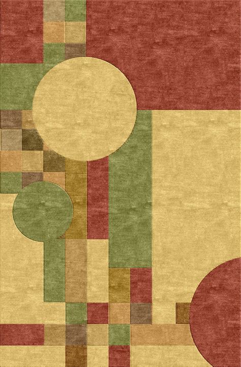 frank lloyd wright inspired area rugs